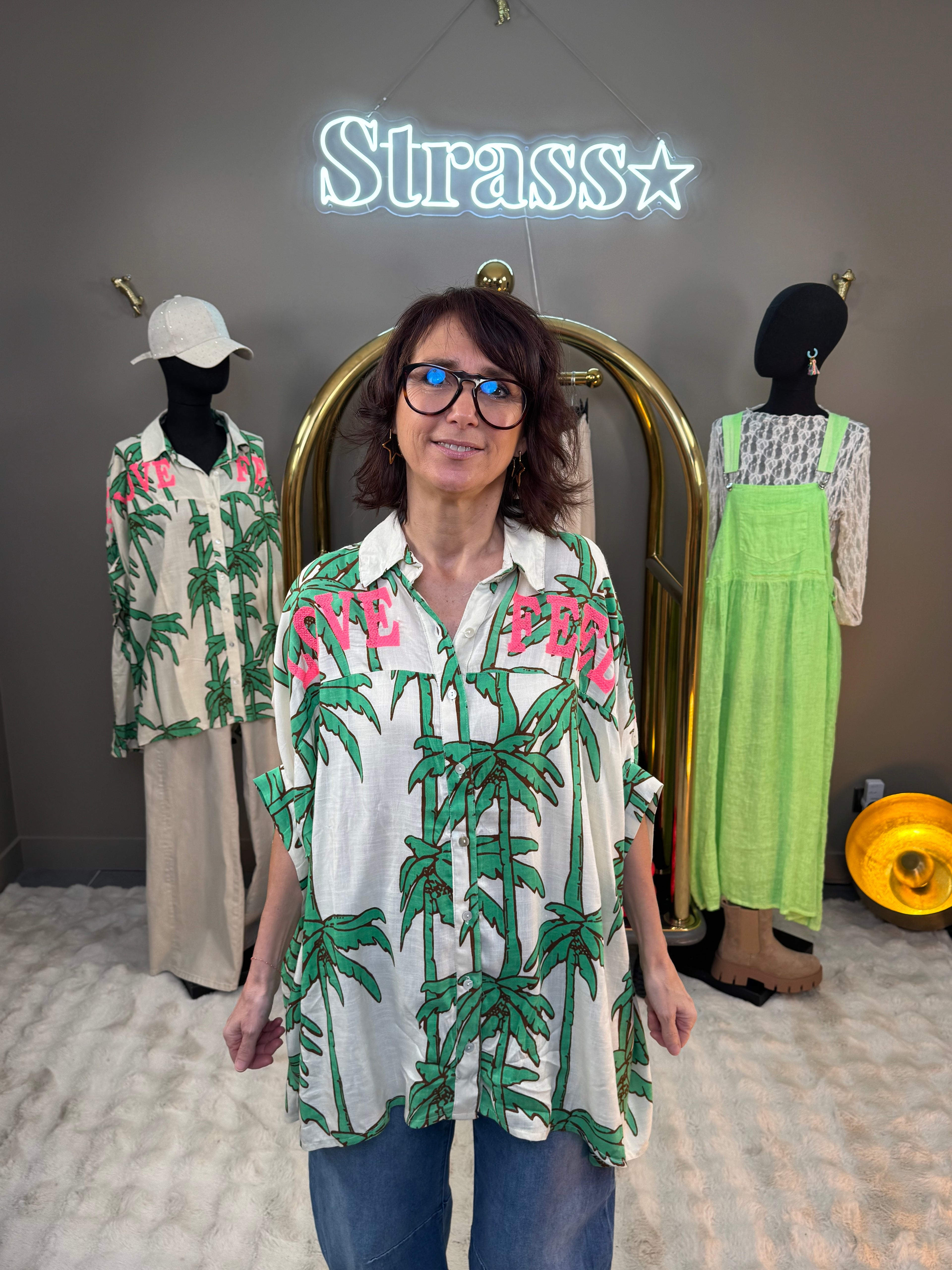 Chemise Paradise Verte