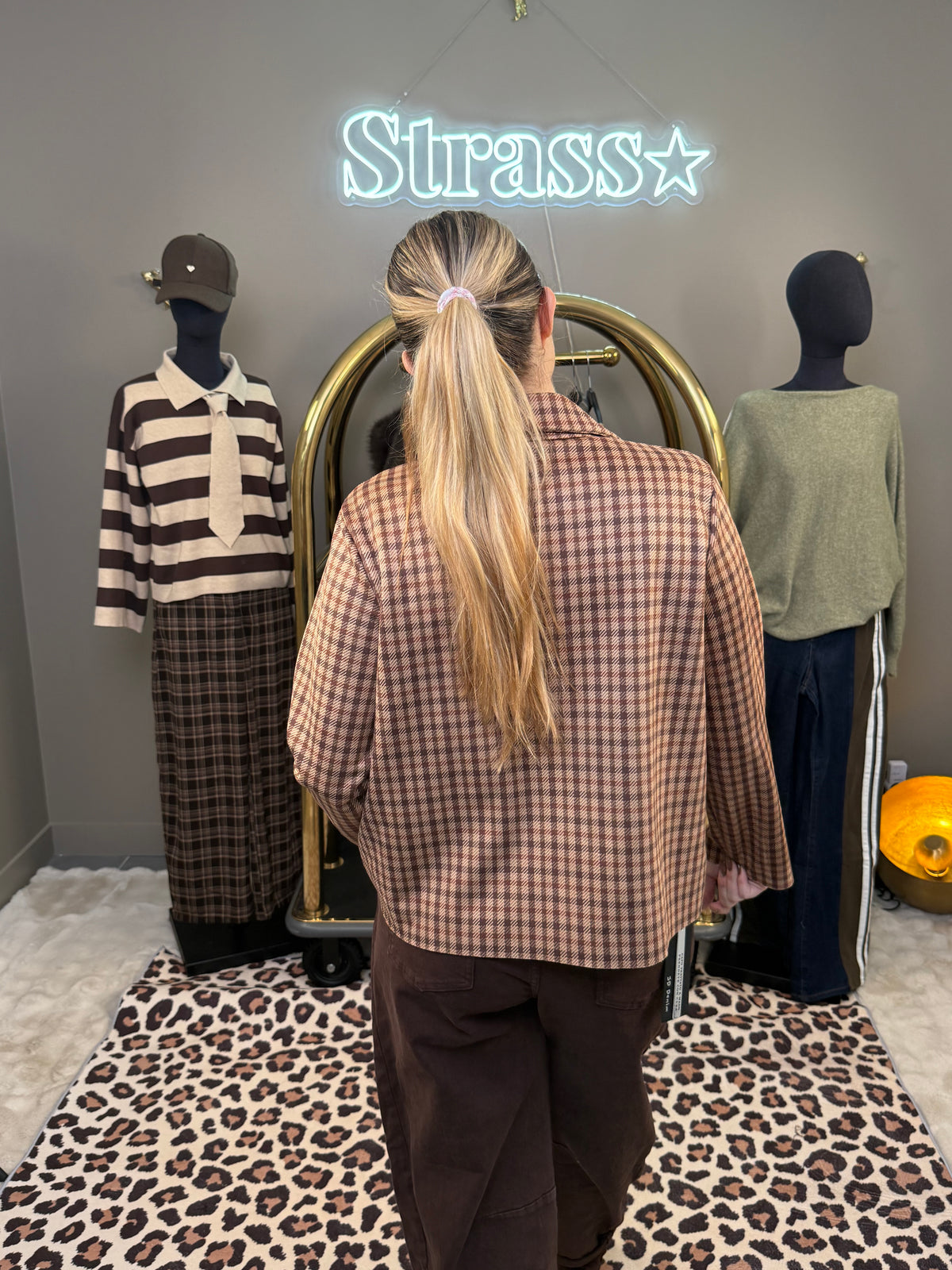 Veste écossaise Choco