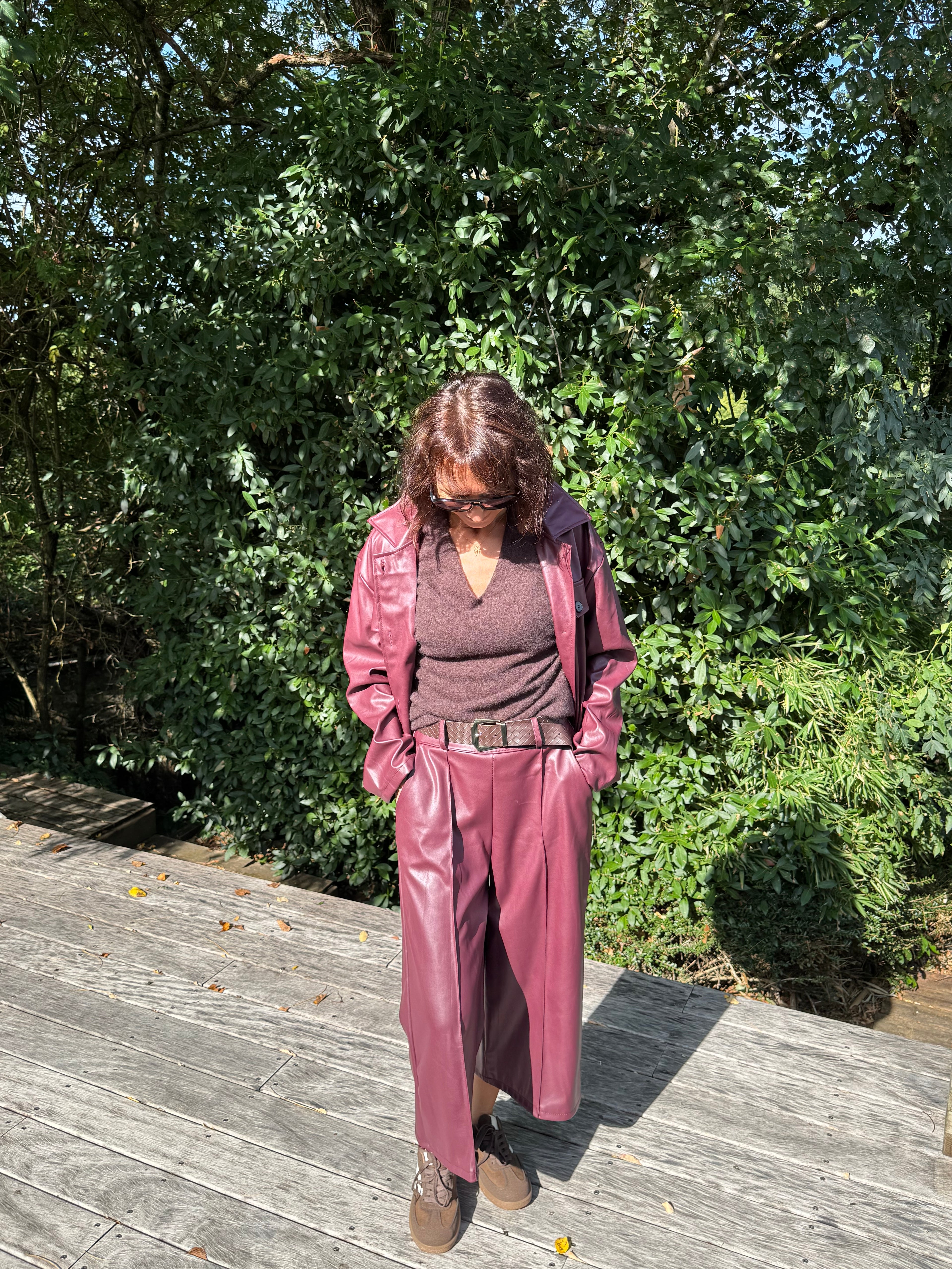 Pantalon 3/4 Cyril Bordeaux