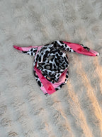 Foulard Leopard Rose