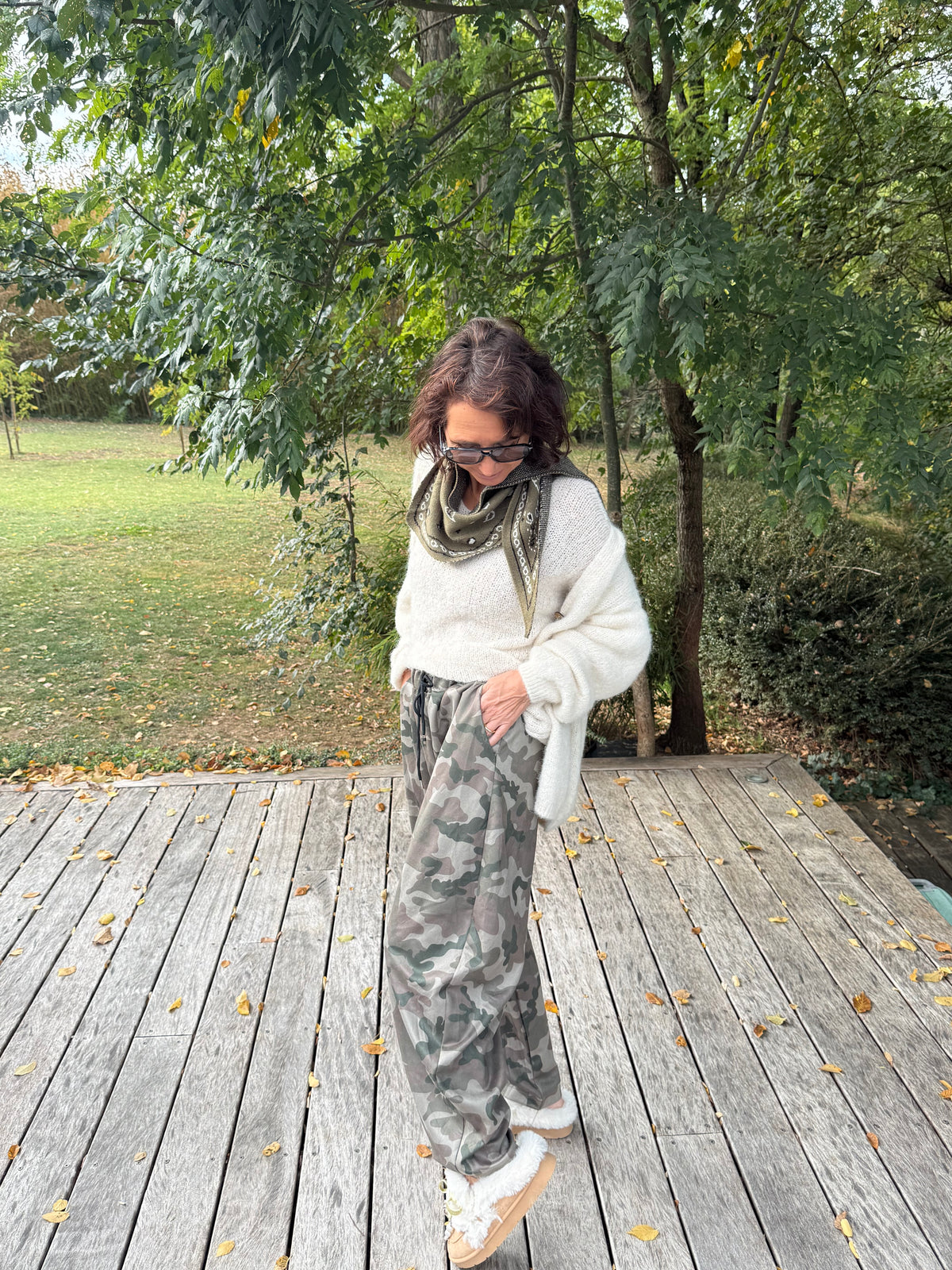 Pantalon bulle camouflage