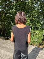 Pull Sans Manche Victoria Noir