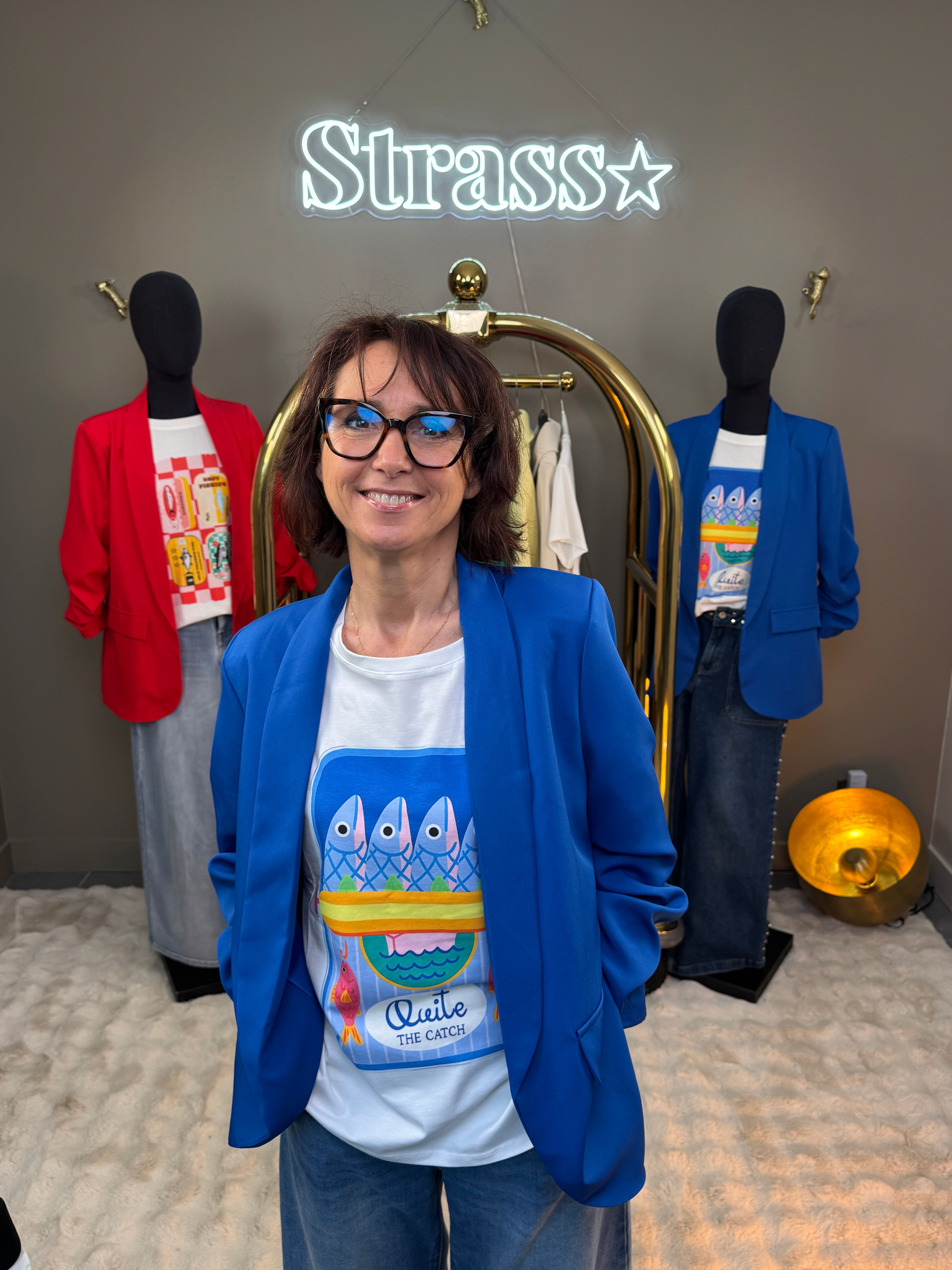 Blazer Fanta Bleu Roi