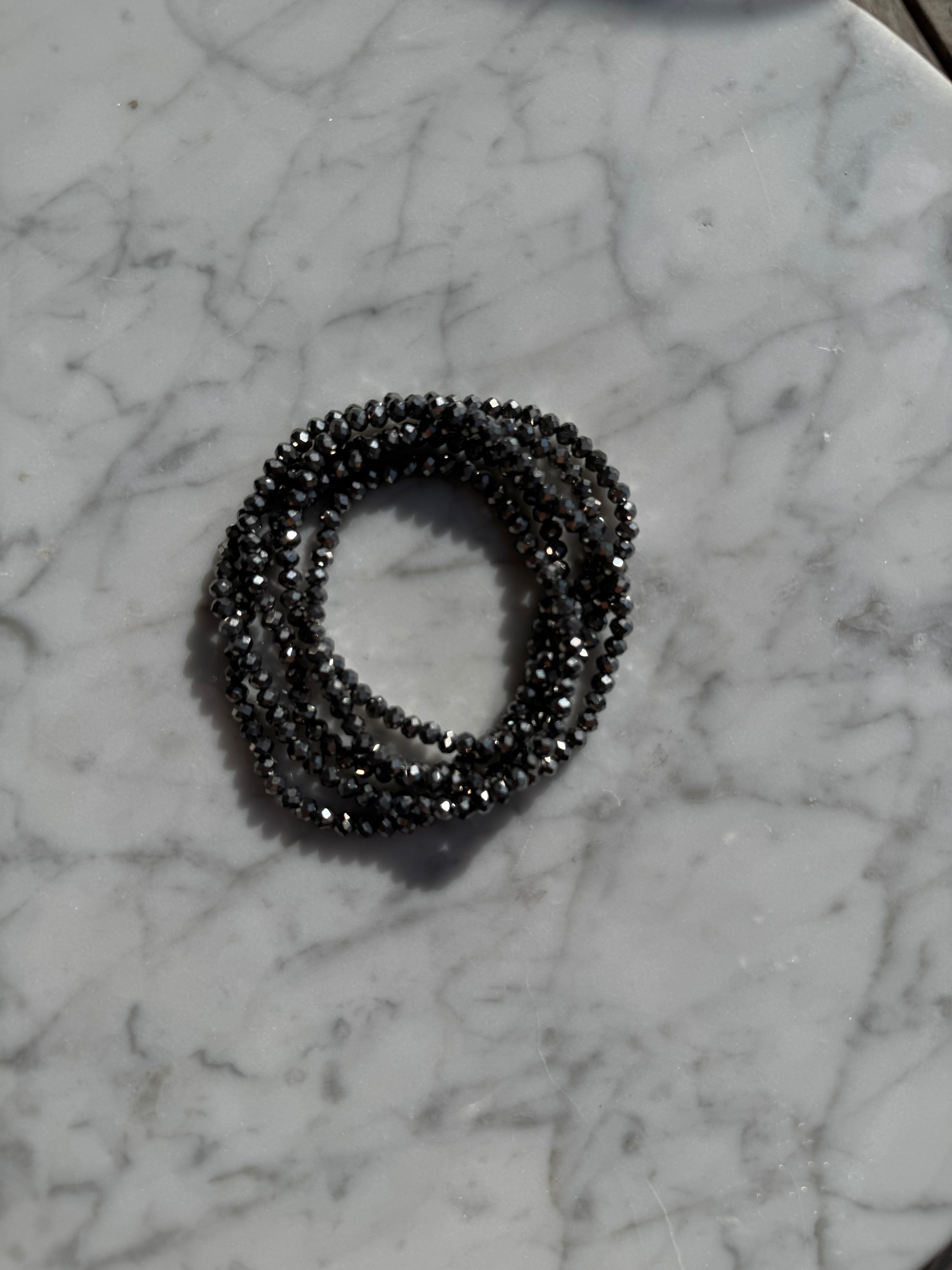 Bracelet - Collier cristal argent