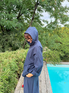 Singing in the rain Bleu Marine