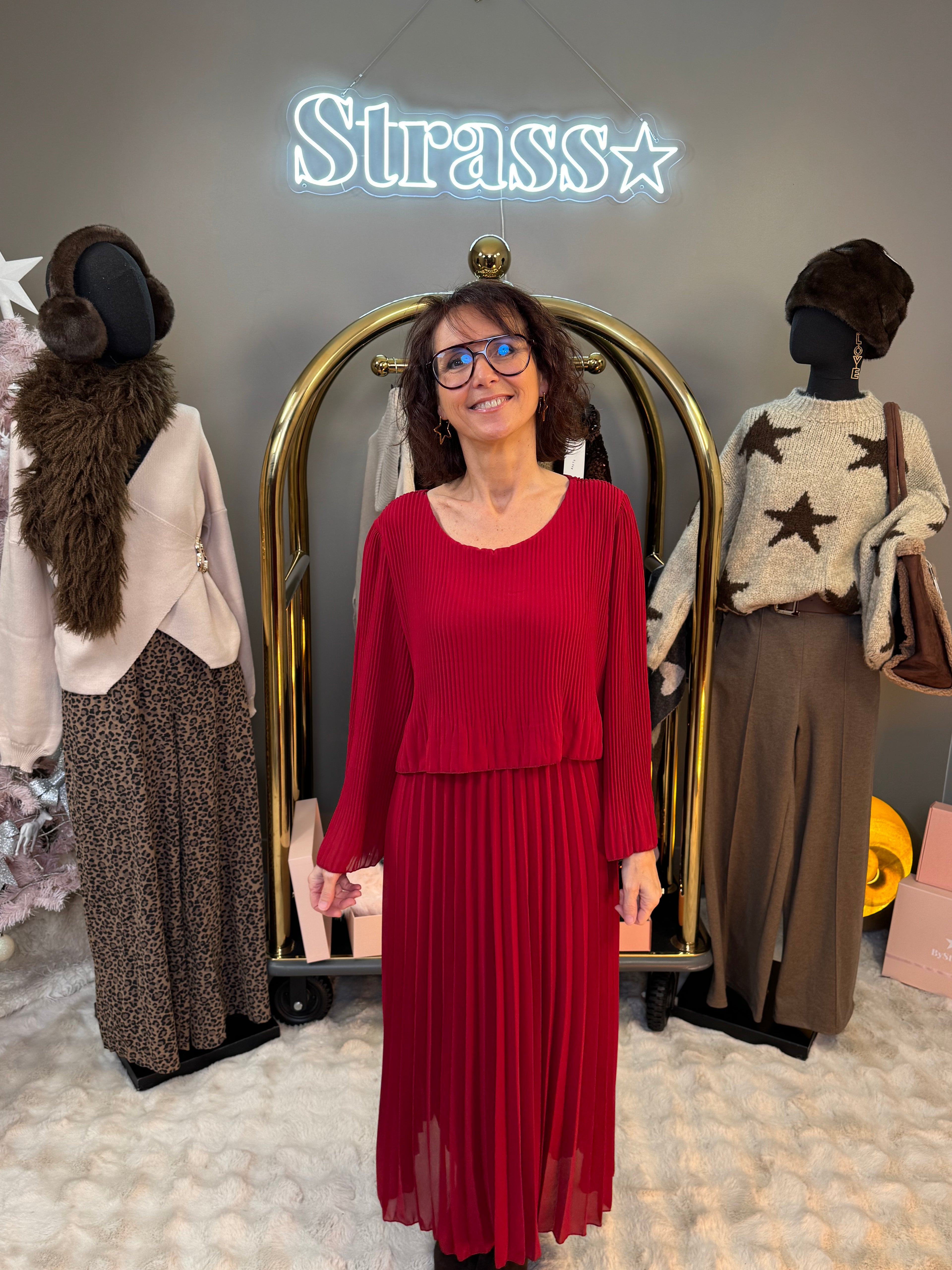 Robe Pépite Bordeaux