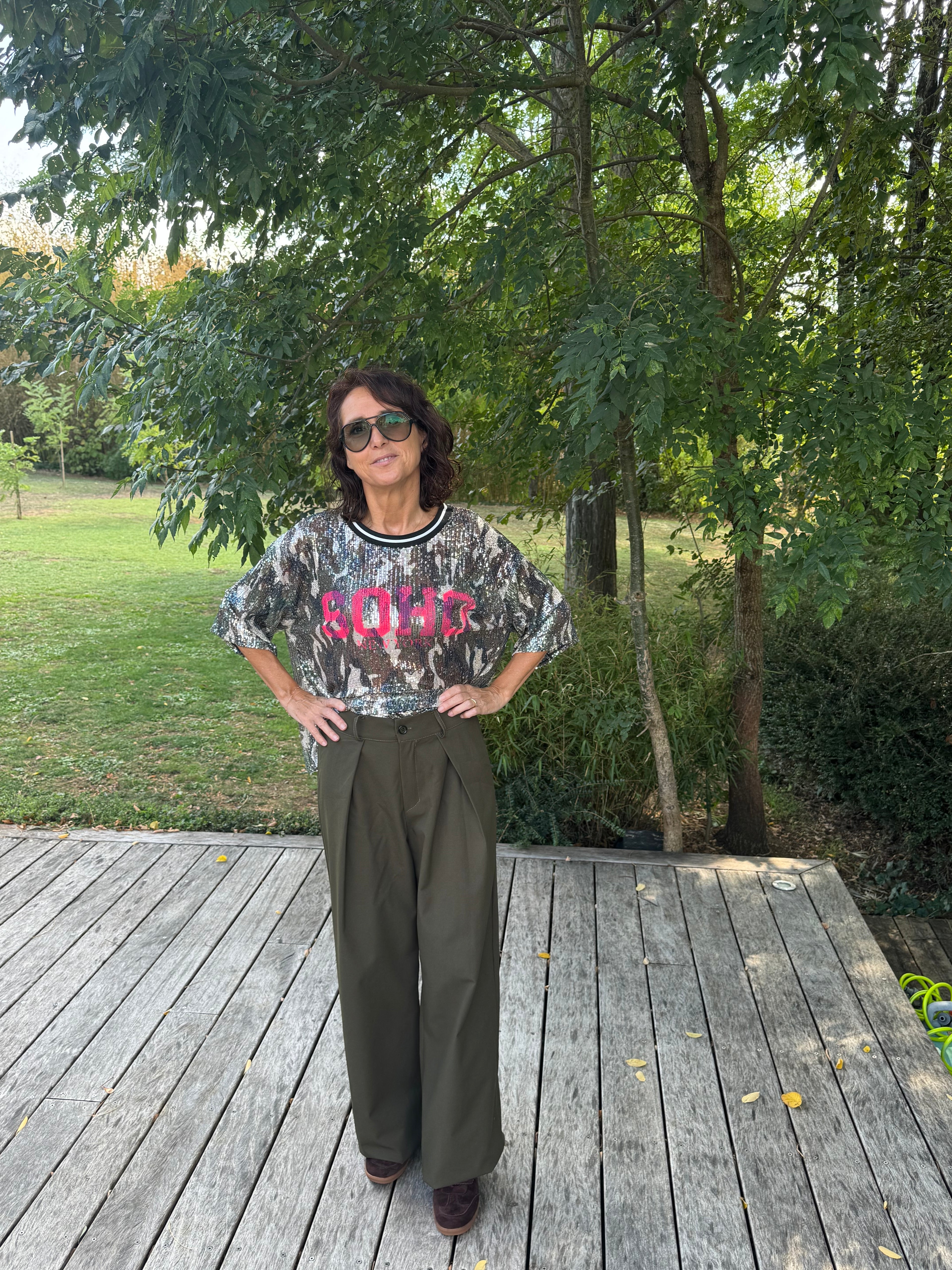 Pantalon Jocelyn Kaki