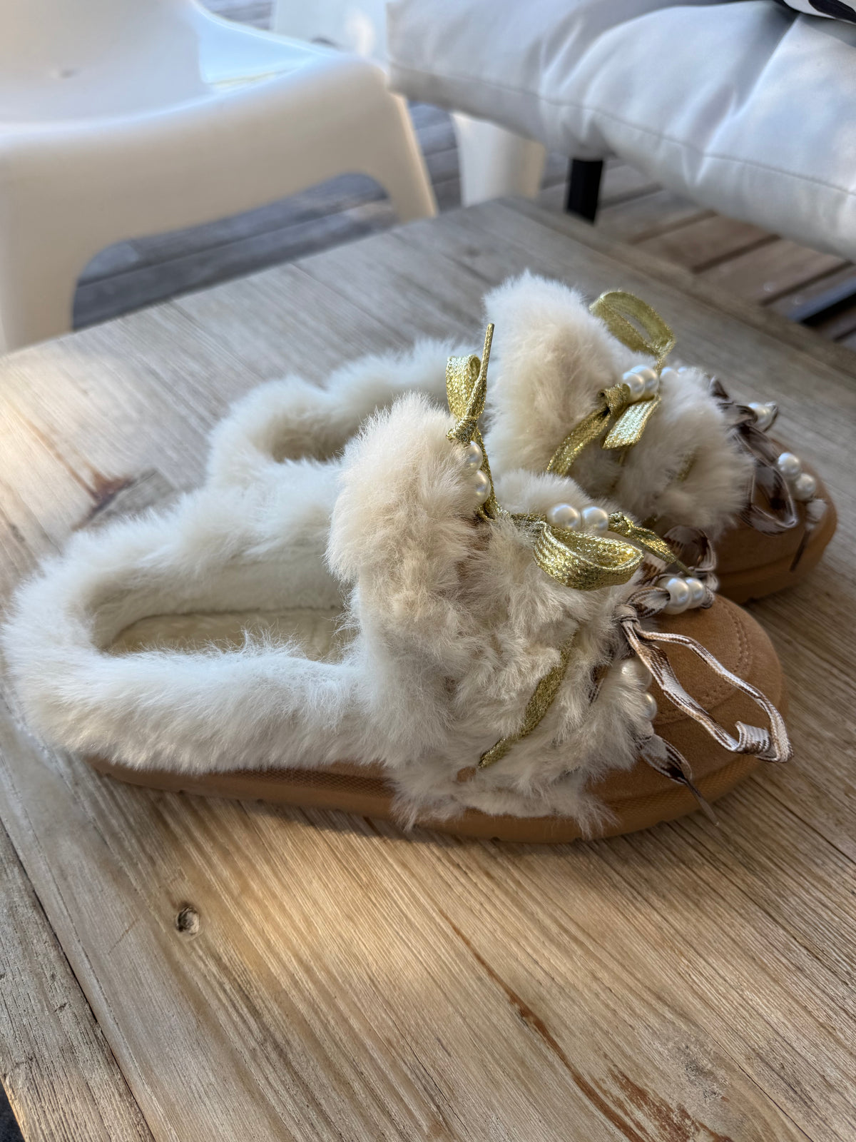 Sabot poupette beige