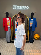 Tee Shirt Sardines Bleu