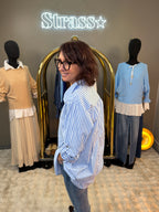 Chemise Rayé Lucia Bleu Ciel