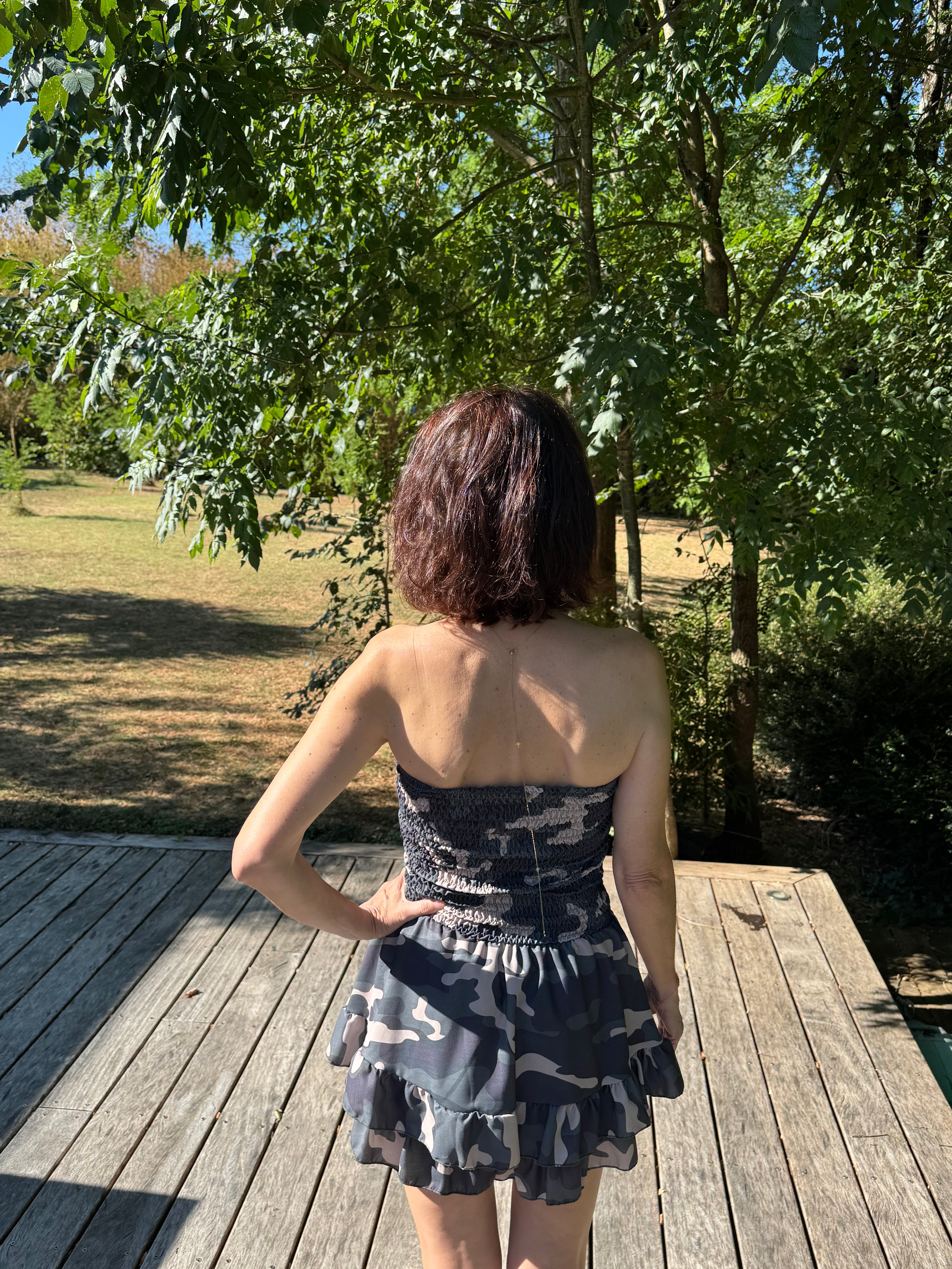 Combi Short Smock Camouflage