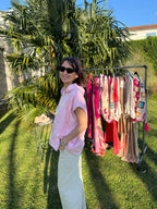 Sans Manche Girl Rose