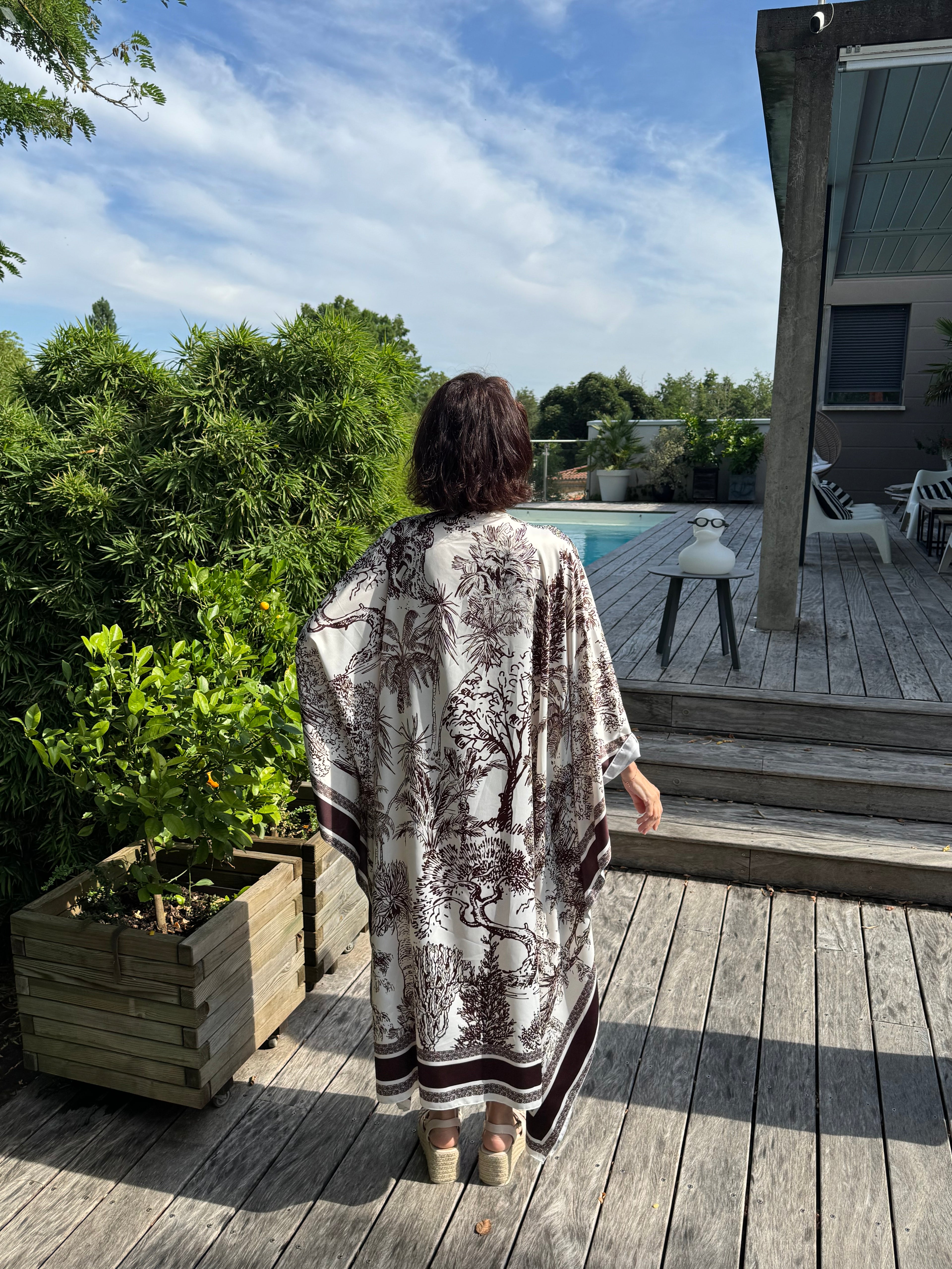 Robe Foulard Choco