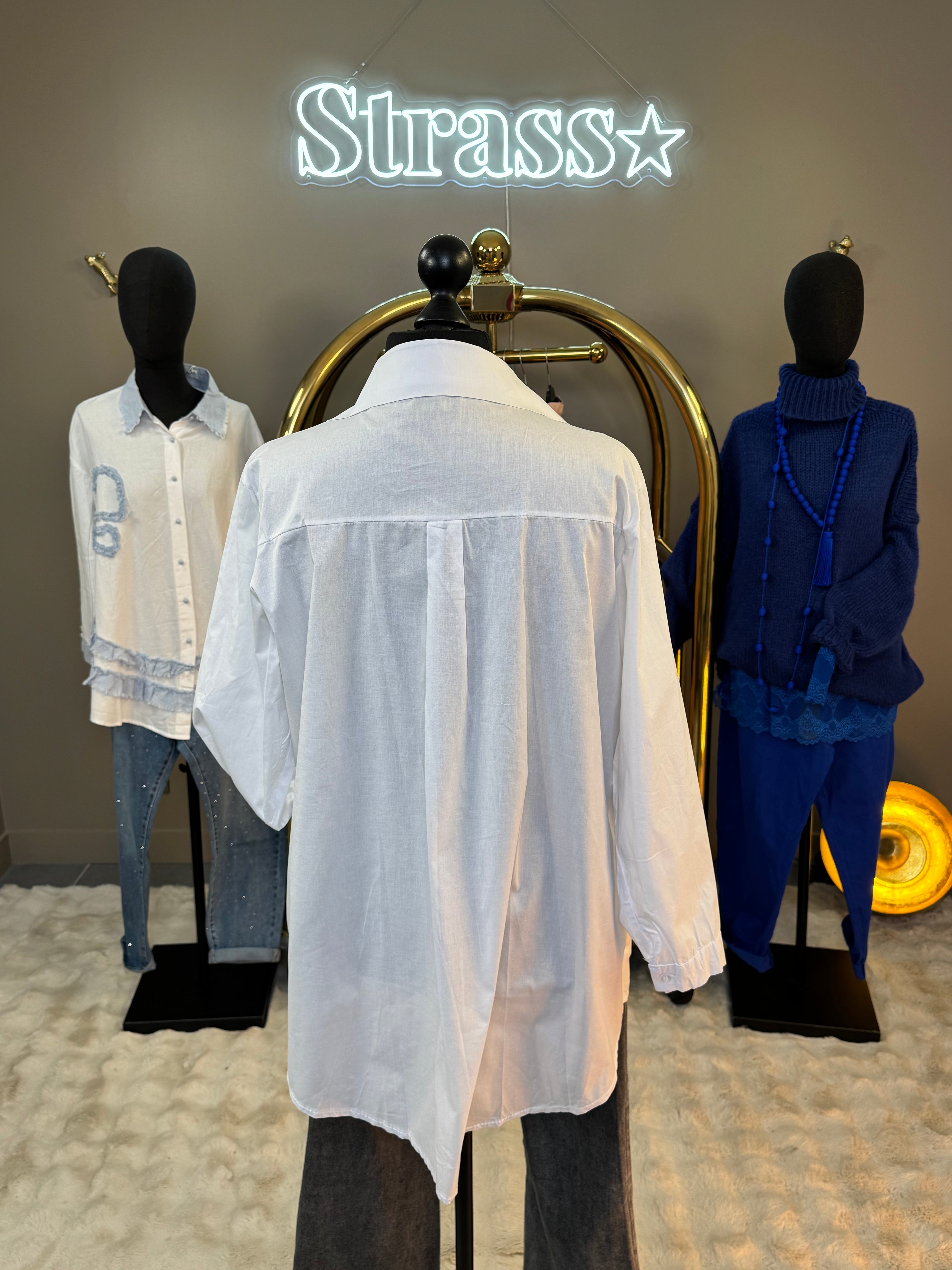 Chemise Love Blanche Grande Taille