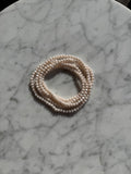 Bracelet - Collier cristal Beige Rosé