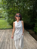 Top Dentelle Benitier Blanc