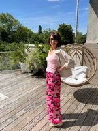 Pantalon Camouflage Rose