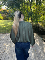 Blouson chauve souris kaki