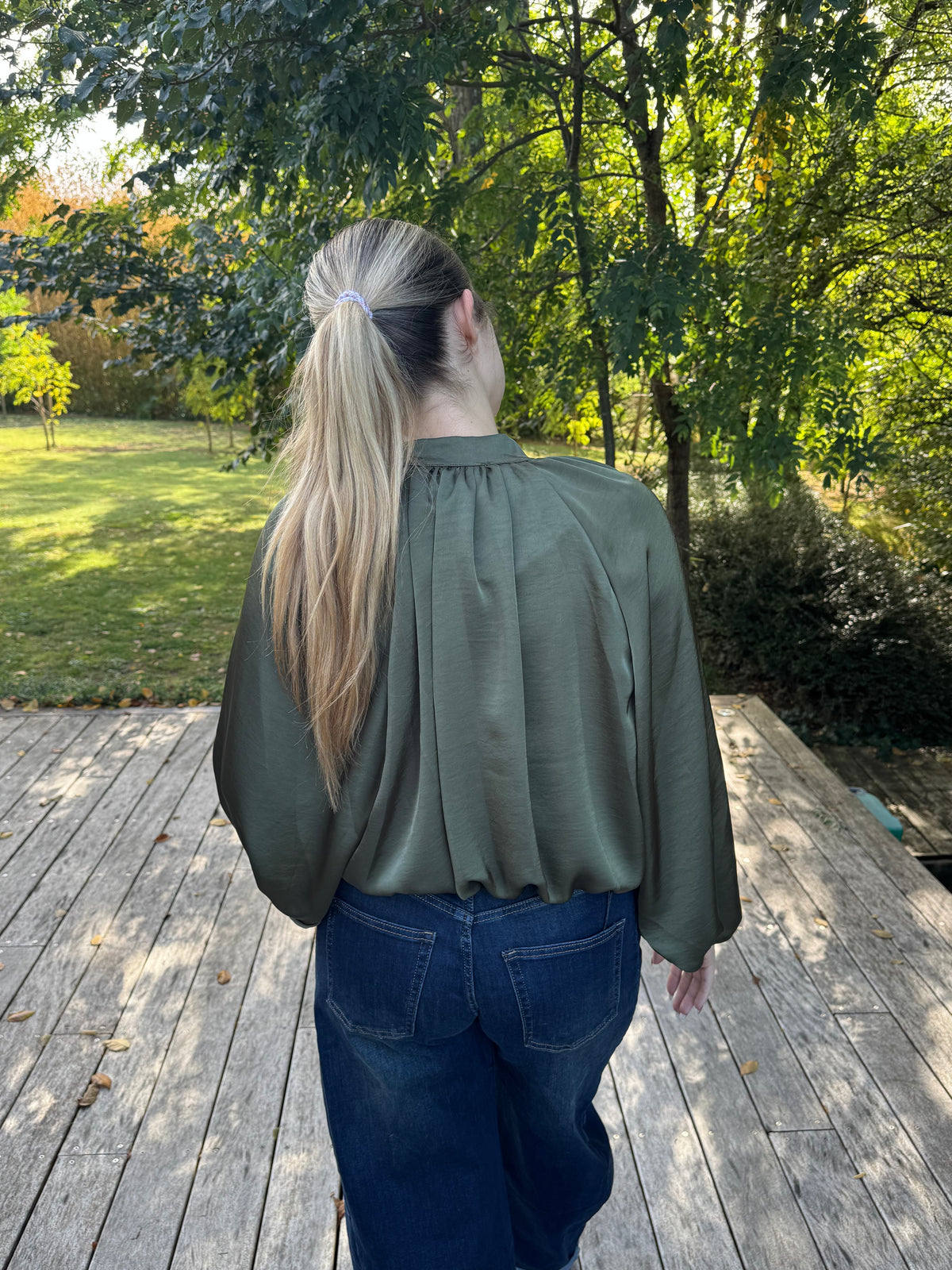 Blouson chauve souris kaki