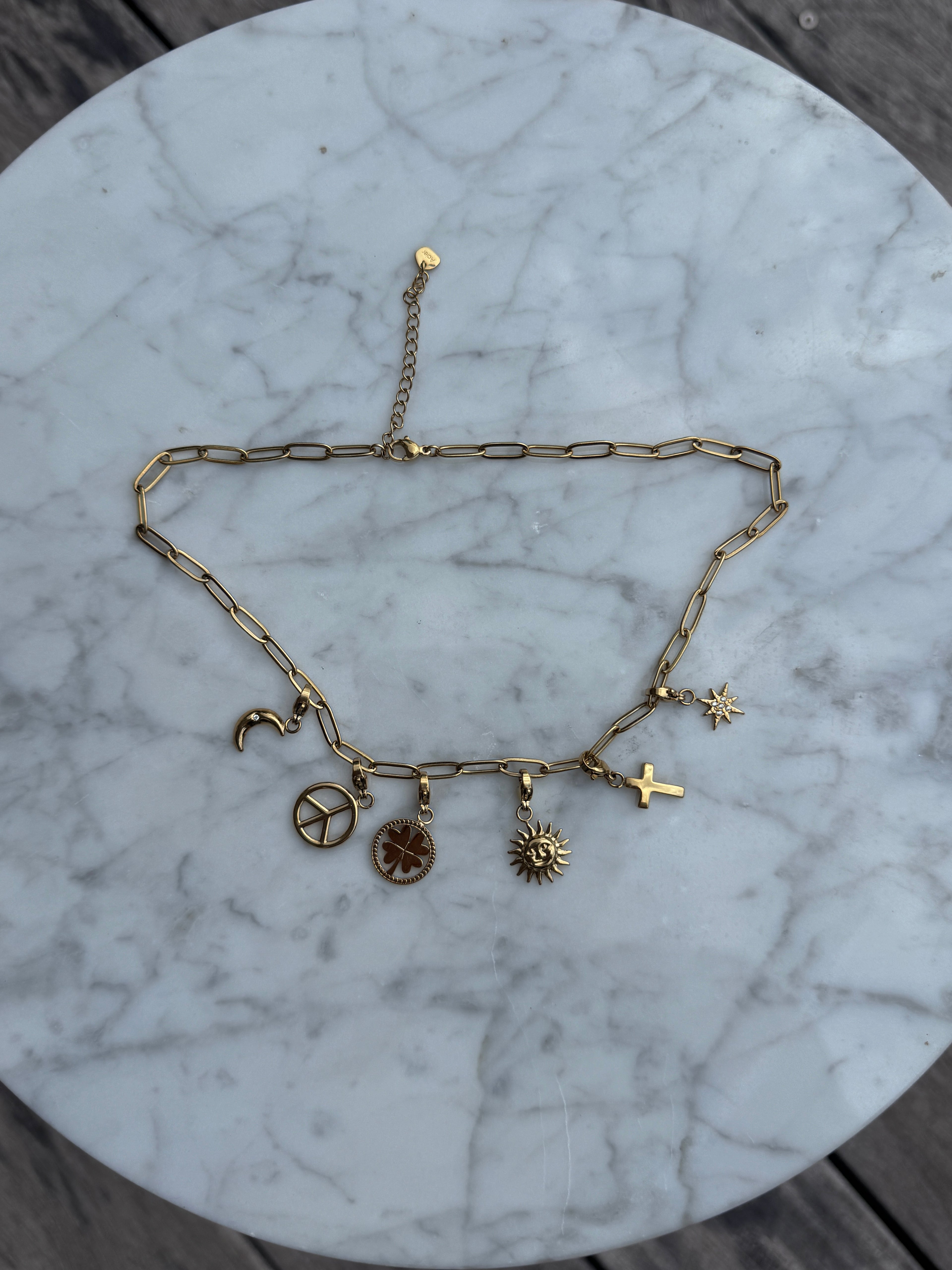 Collier Multi charms