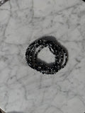 Bracelet - Collier cristal Noire et Argent