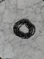 Bracelet - Collier cristal Noire et Argent
