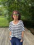 T Shirt Navy Amour Bleu Marine