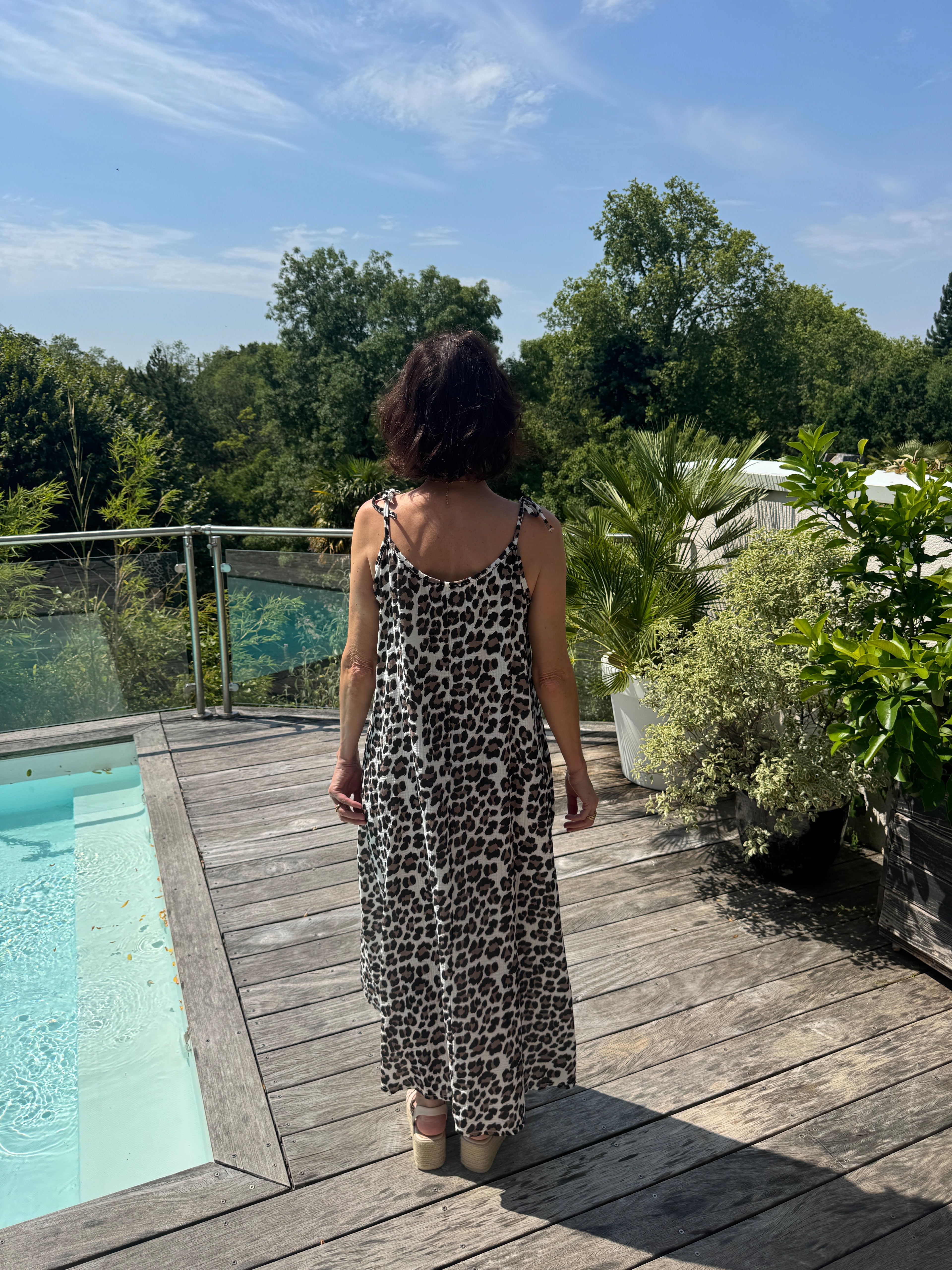 Robe Gaze de Coton Léo