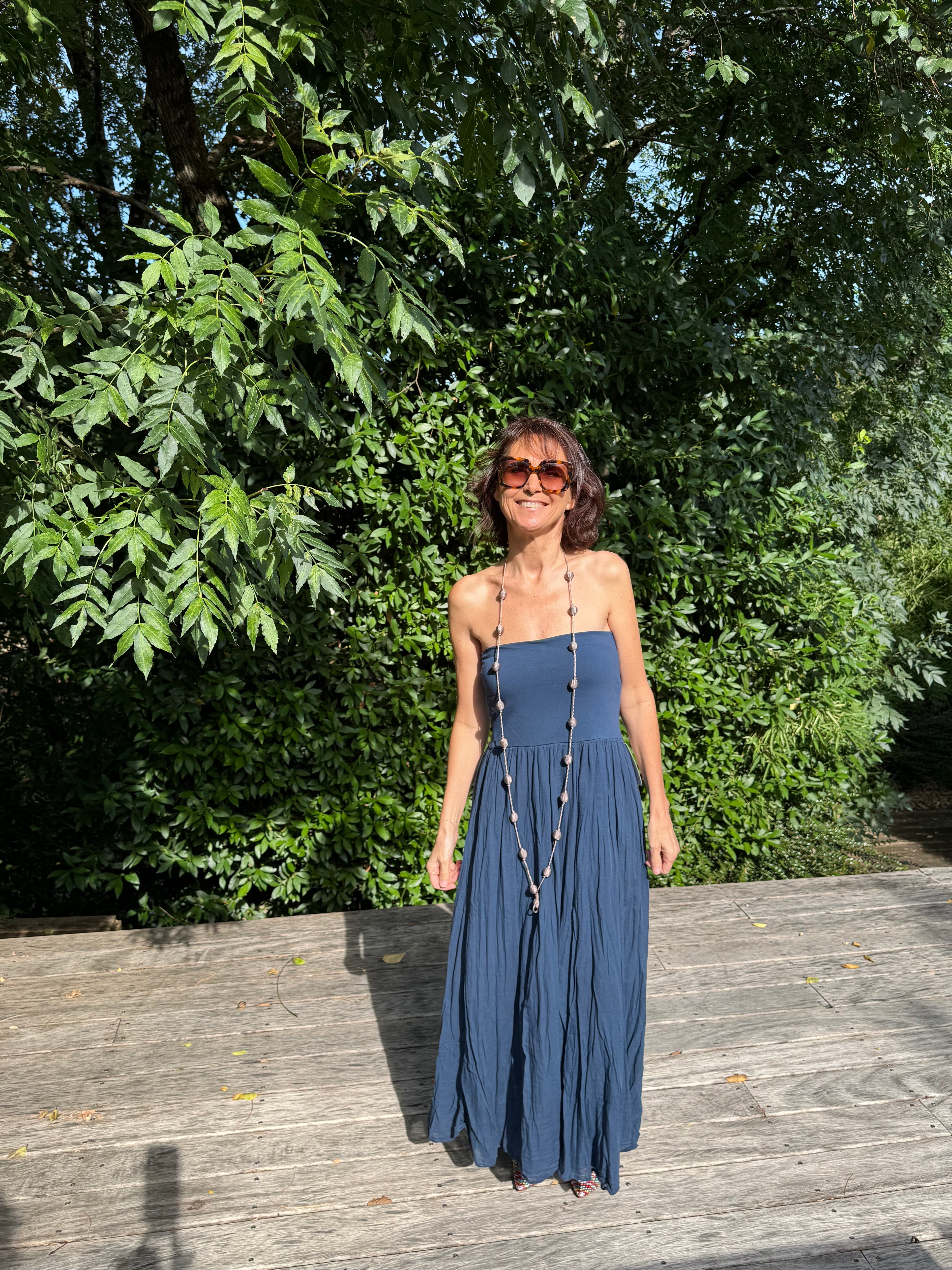 Jupe Robe Bleu Marine