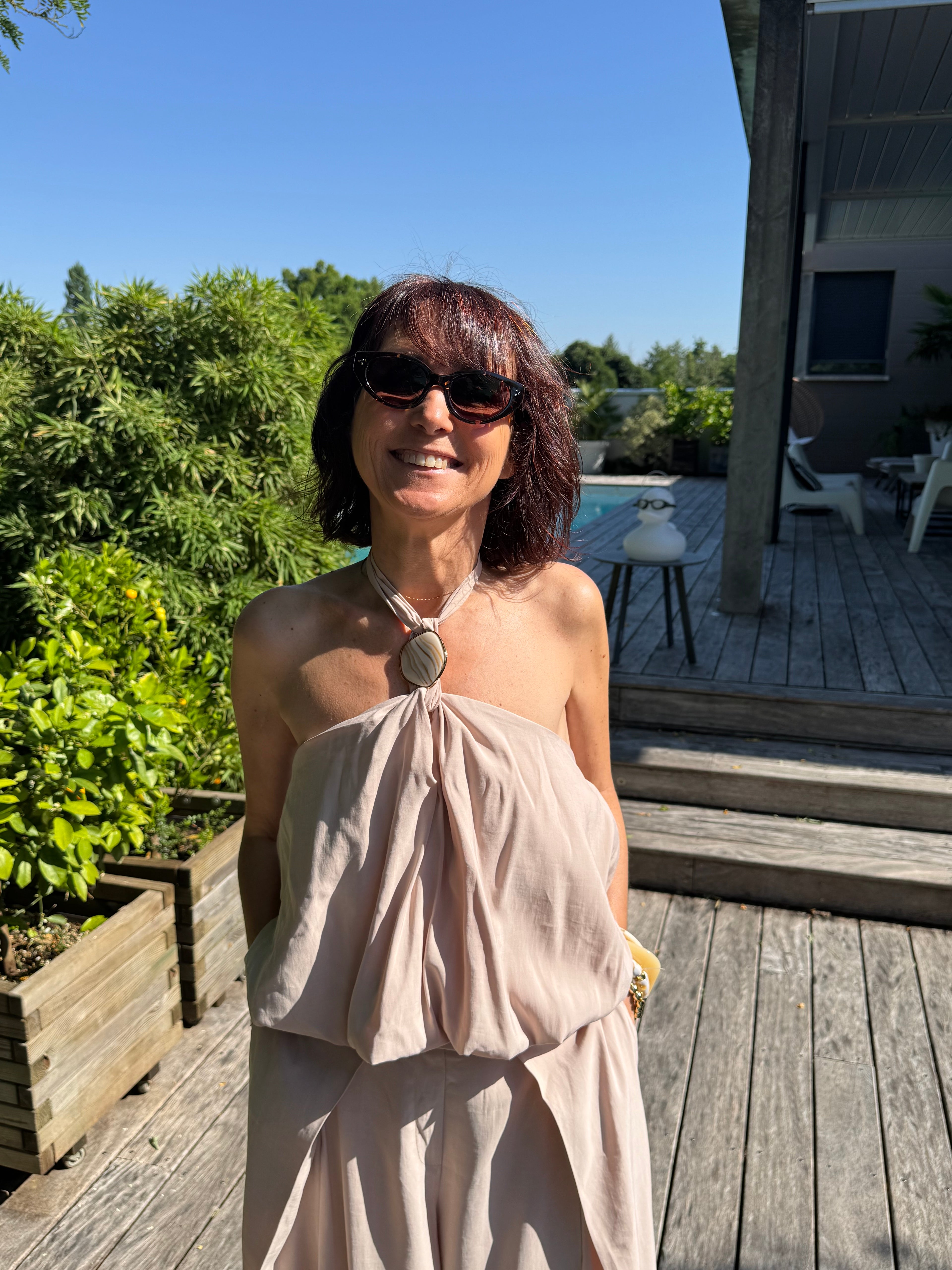 Top Dos Nu Capri Beige