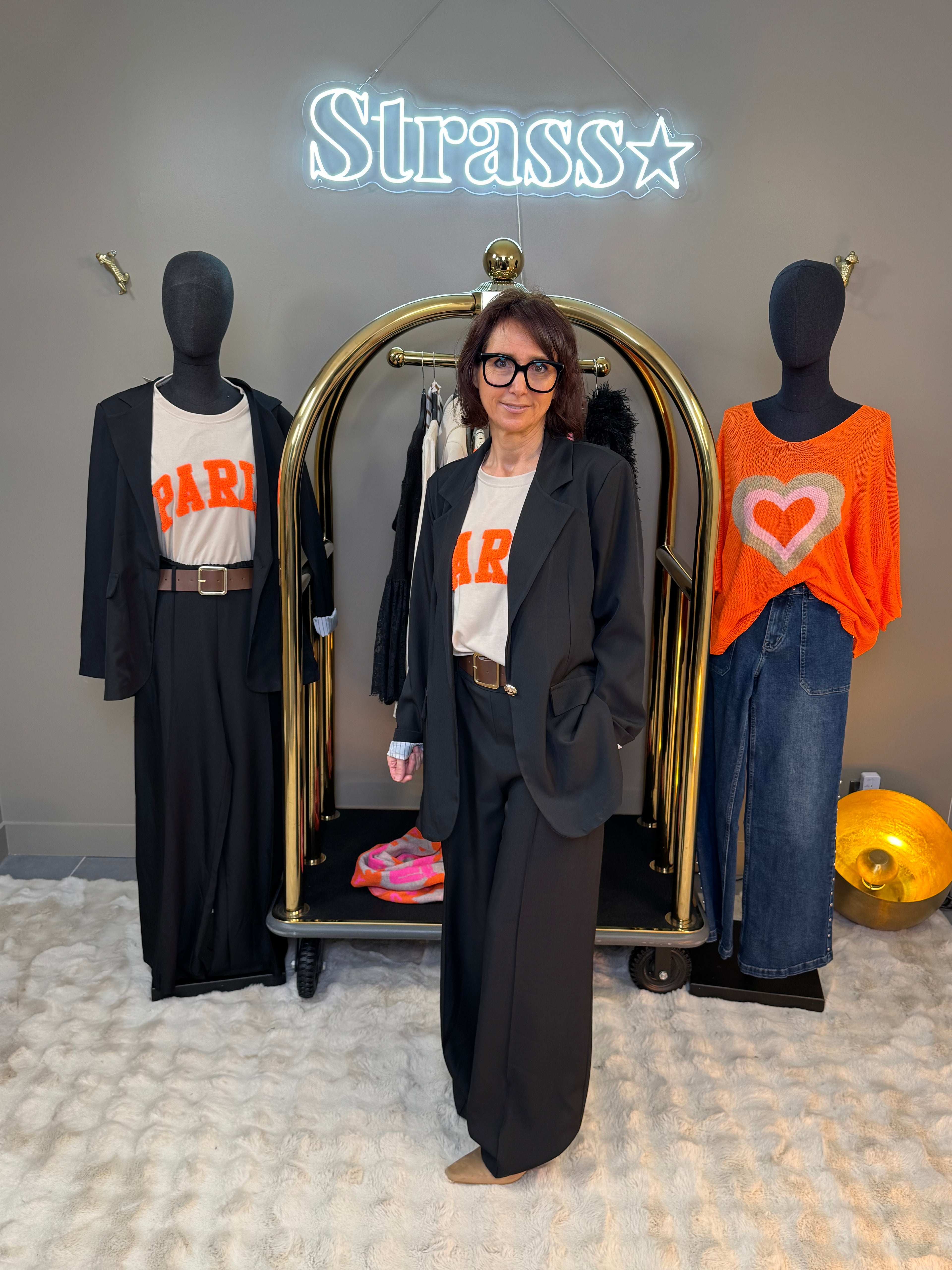 Ensemble Blazer et Pantalon Noir