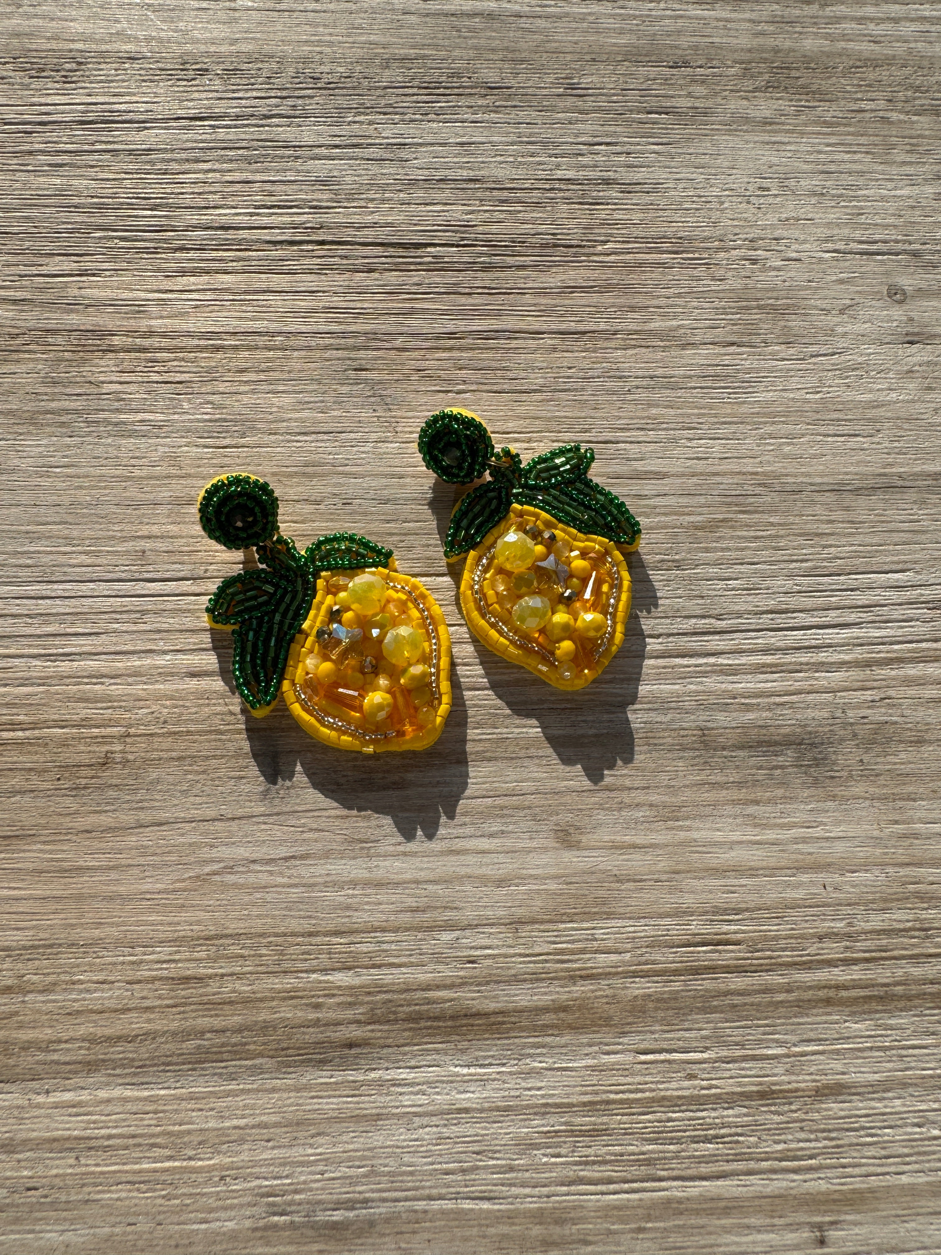 Boucles d'Oreilles Citron
