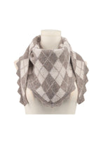 Écharpe triangle Burlington beige