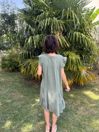 Robe Croisette Kaki