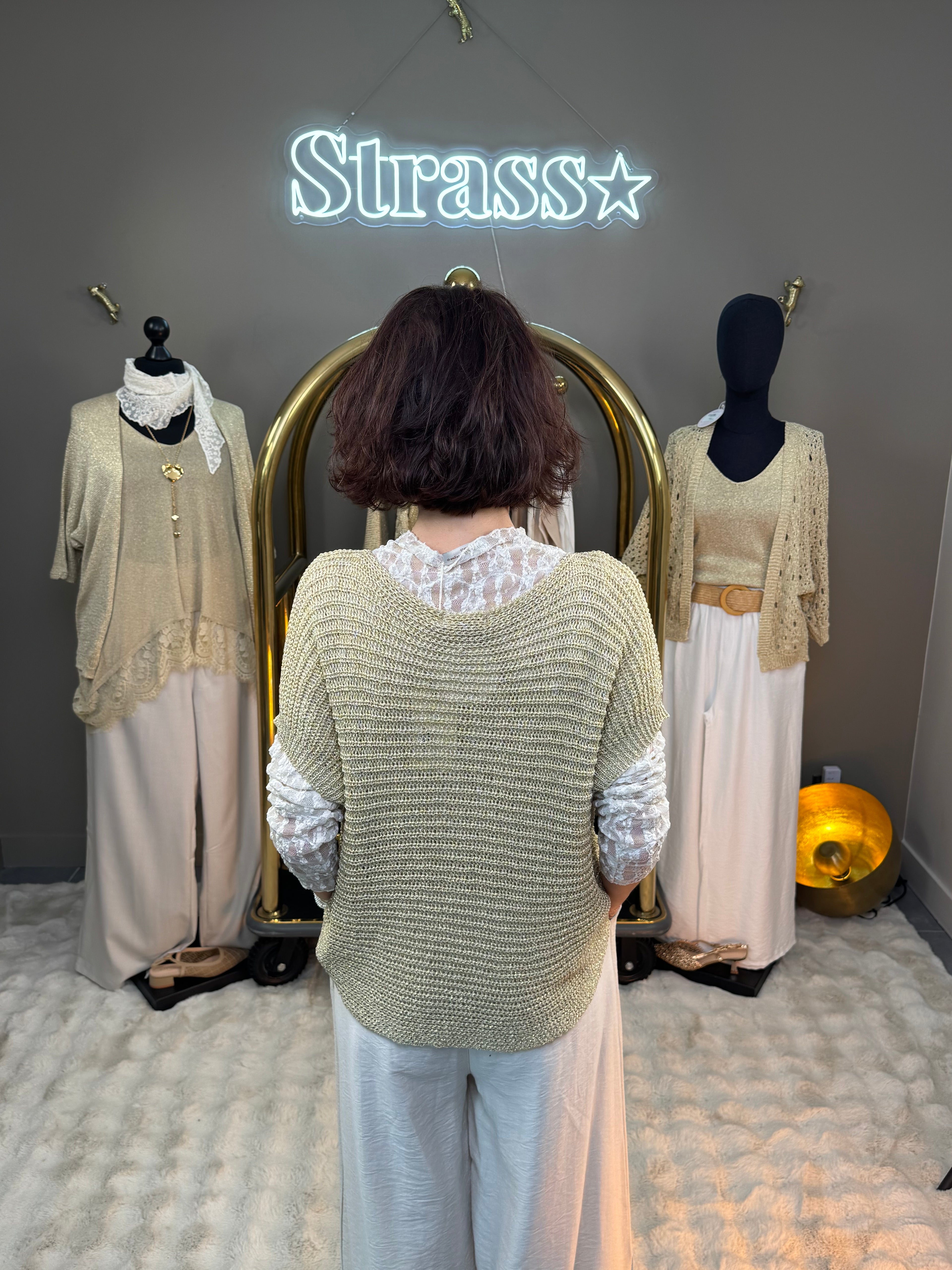 Pull Noeud Lurex Nolito