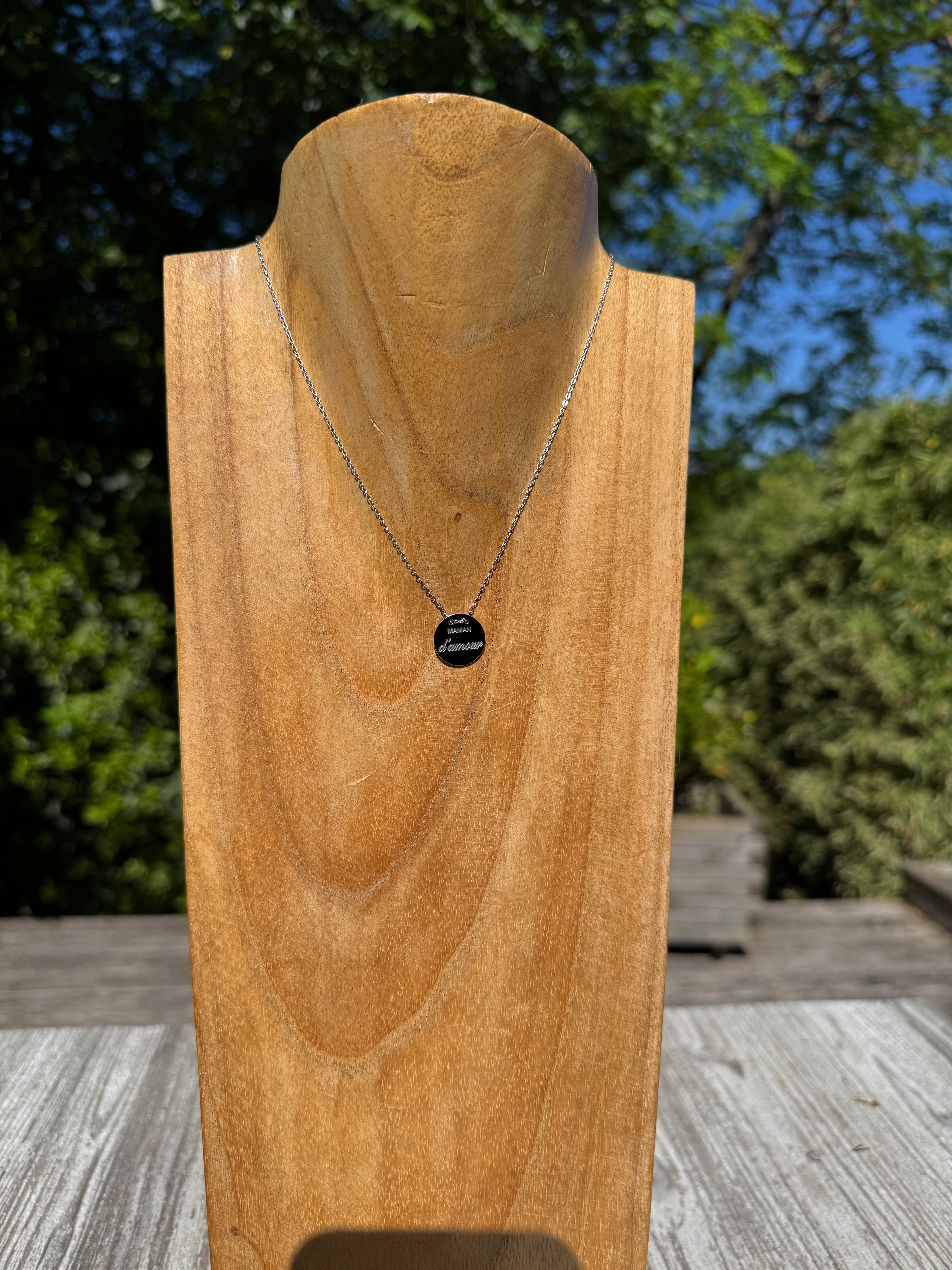 Collier Maman d’Amour Acier