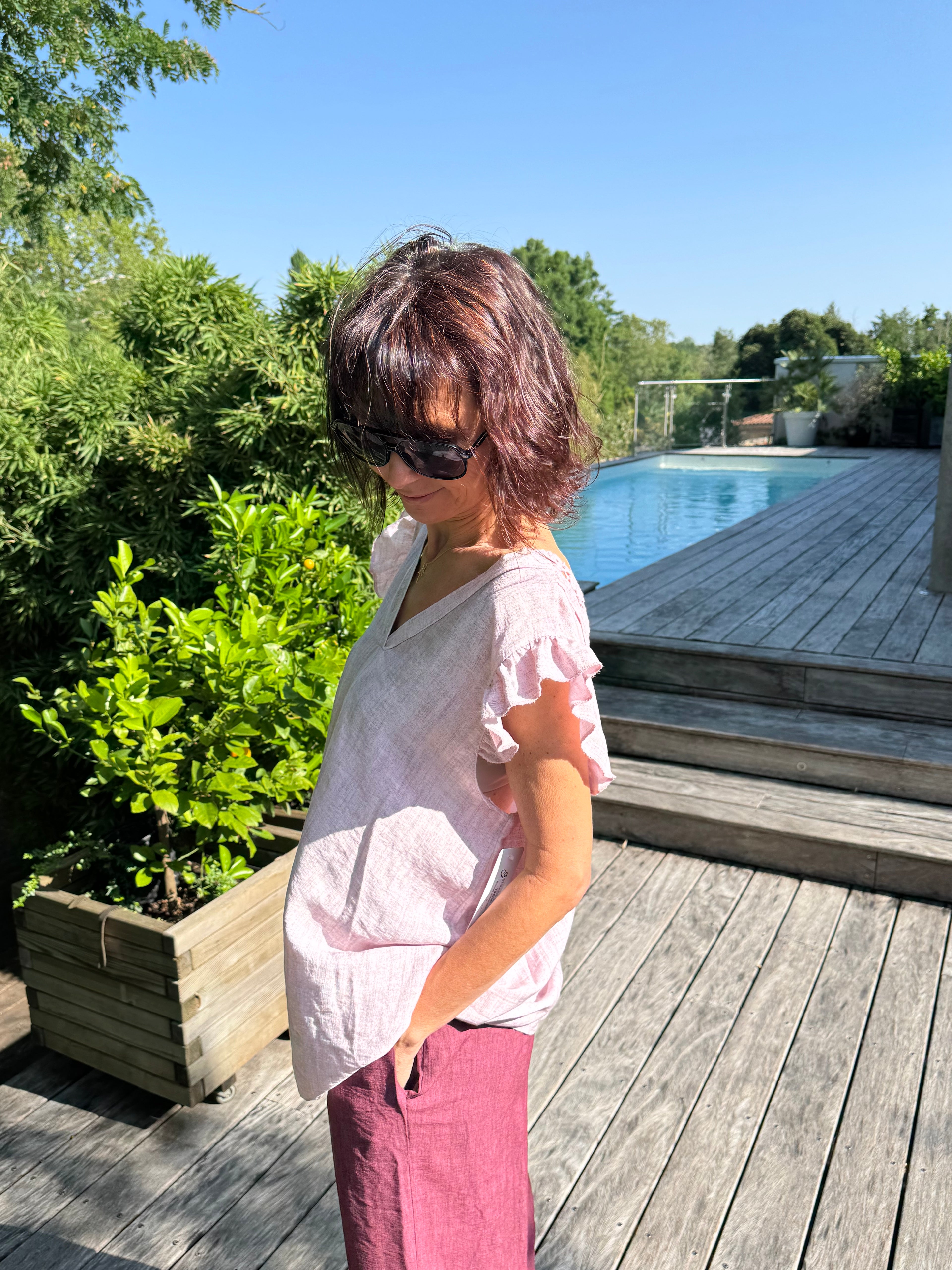 Débardeur Dentelle Diego Rose