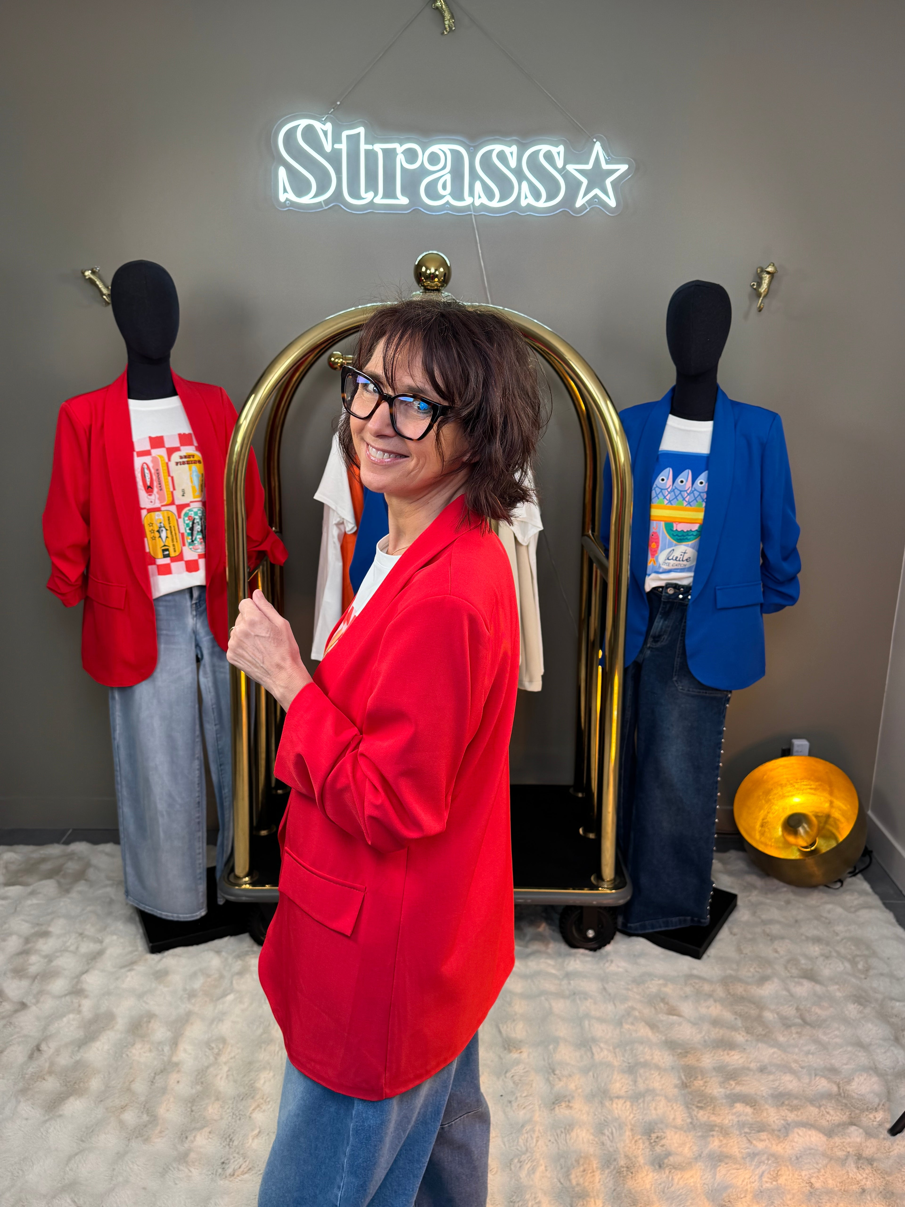 Blazer Fanta Rouge