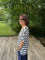 T Shirt Navy Amour Bleu Marine