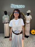 Tee-Shirt Crochet Beige