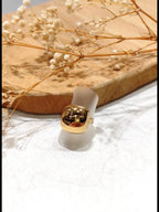 Bague Coussin Dorée