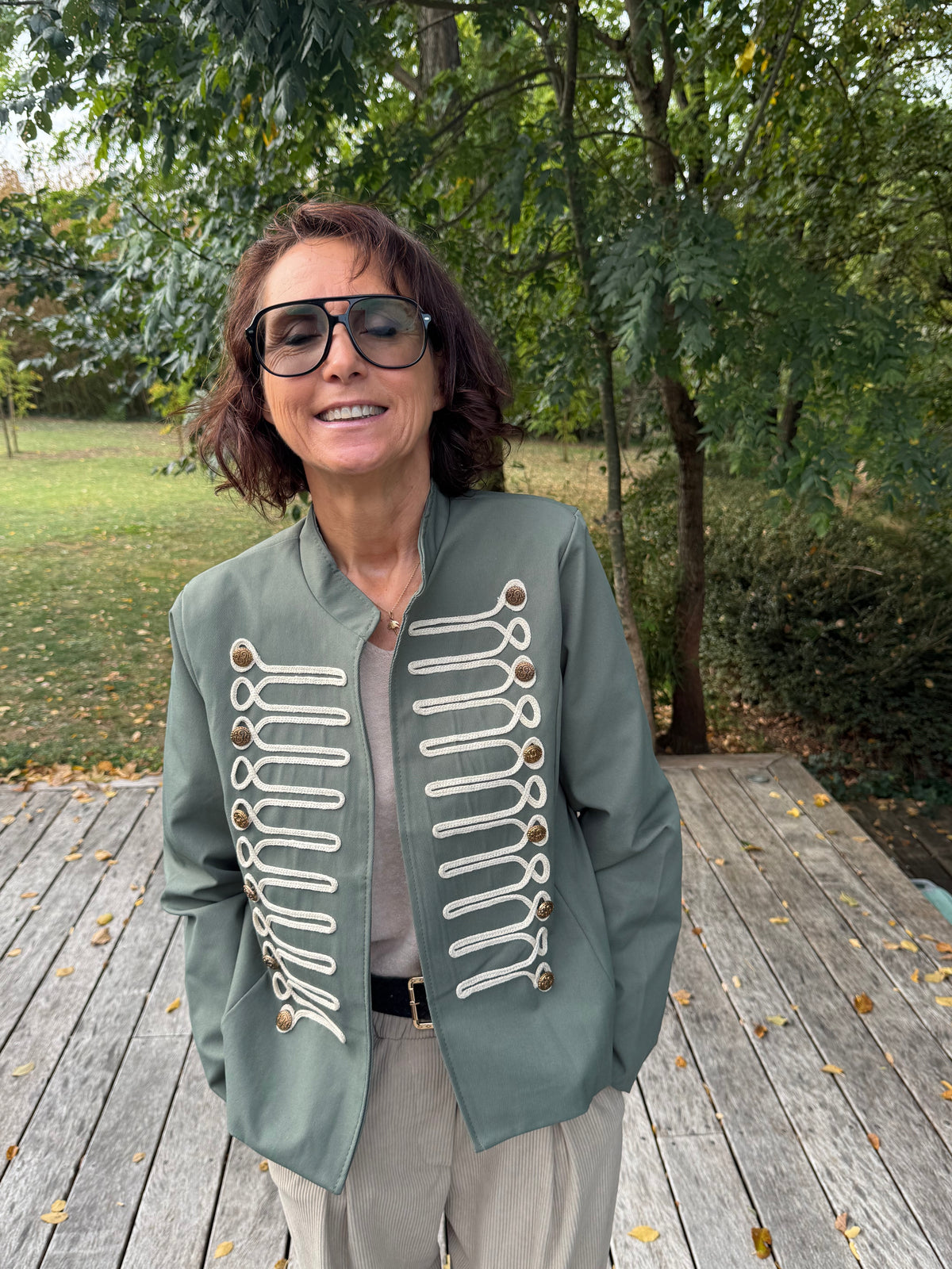 Veste colonel kaki
