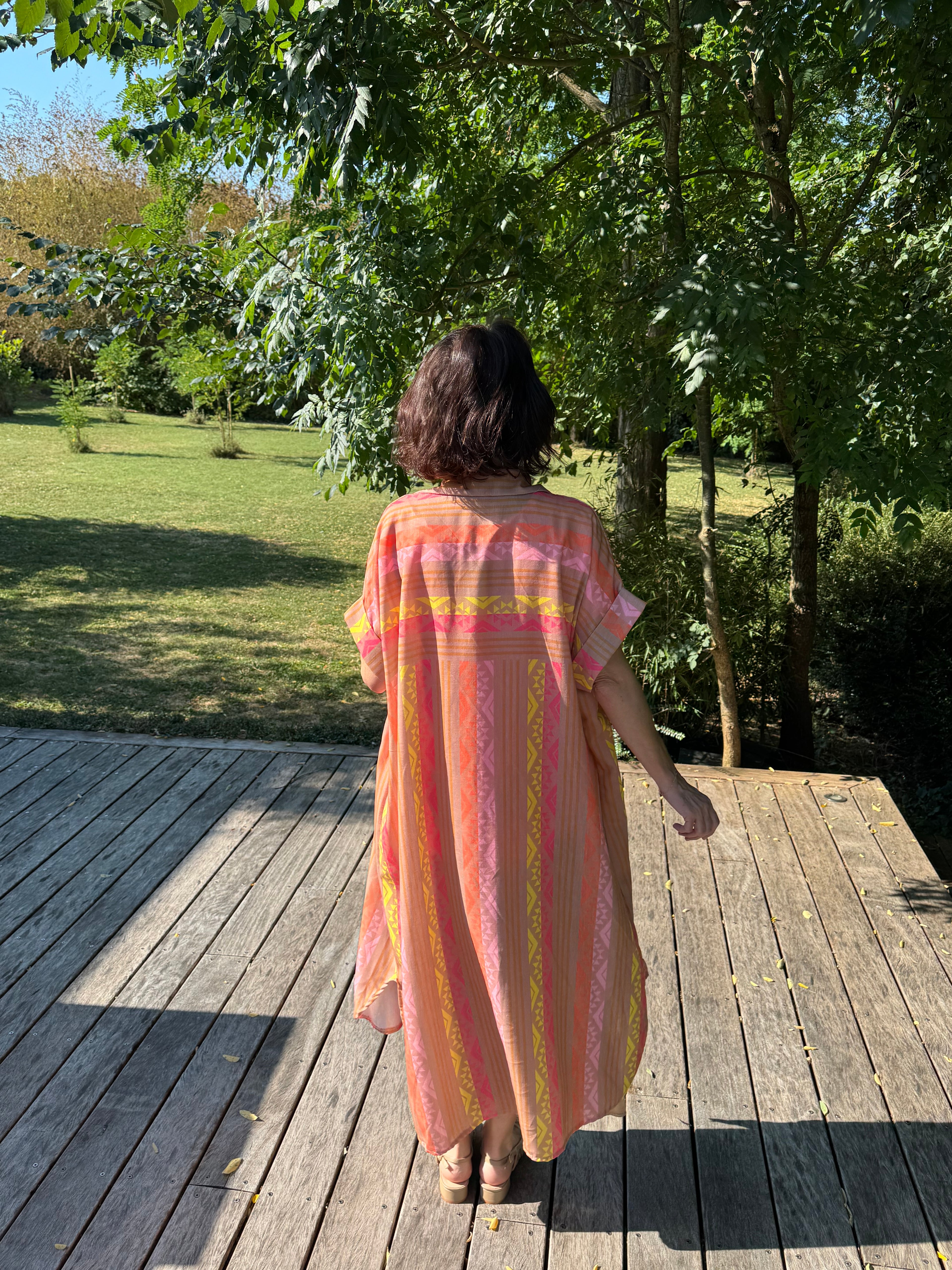 Robe Kimono Canarie Camel
