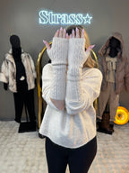 Longue mitaine Beige