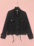Blouson Suédine Noir