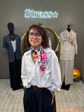 Foulard Leopard Rose