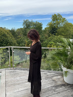 Robe Plissée Divina Choco