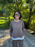 Sweat sport chic taupe