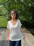 T Shirt Sirène Beige