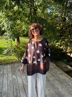 Top Satin Pois